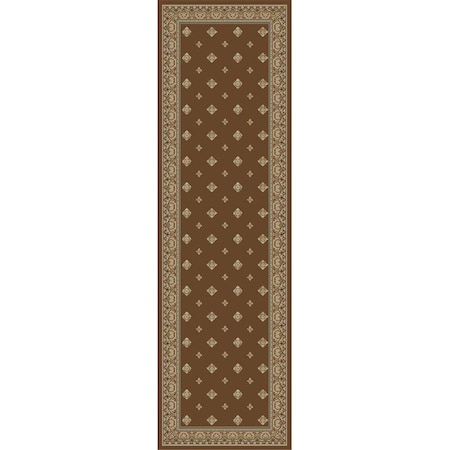 Concord Global 9 ft. 3 in. x 12 ft. 6 in. Ankara Pin Dot - Brown 63088